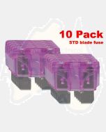 Ionnic BF3/10 ATC/ATO Blade Fuse 3A - Purple (Pack of 10)