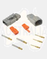 Deutsch DTM3-E007 Heatshrink Adaptor Connector Kit with Gold Terminals