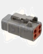 DTM06-4S/B CONNECTOR (CARTON QTY 1600)