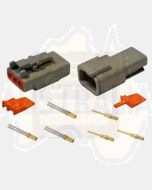 Deutsch DTM3/10 Series 3 way Connector Kit with Gold Terminals (10 pack)  