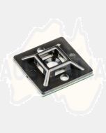 Ionnic AMB19B/100 Cable Adhesive Tie Mount - Black (Pack of 100)