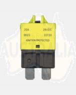 Ionnic CB227-20/10 227 Series Circuit Breaker ATC Blade - 20A, Pack of 10 (Yellow)