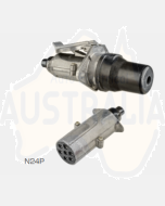 Ionnic N24P Trailer Connector - Truck - 7 Pin Metal Plug (24V)