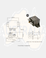 Ionnic P142450HD Relay Power N/O 24V 50A Resistor