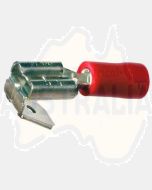 Quikcrimp QKC15 Piggyback/ Adaptor Terminal 6.3mm Red Vinyl