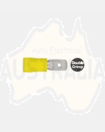 Quikcrimp QKC87 Male Terminal Yellow 6.3mm 100 Pack