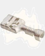 TE Connectivity 42282-2/100 Crimp Receptacle Non Insulated (6.35 x 0.81mm, 0.8mm² to 2mm², 18AWG to 14AWG)