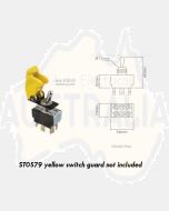 Ionnic TS302E Toggle Switch Double Pole Mom.On/Off/Mom/On - Blade (12-24V)