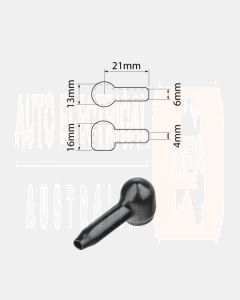 Ionnic SY2900-BLK Battery 13mm Terminal Insulator in Black – Lug & Ring (Pack QTY 100)