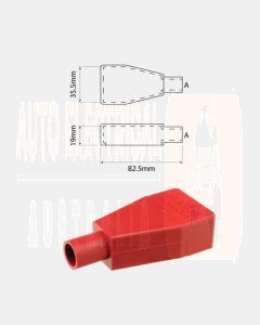 Ionnic Battery 12.5mm Cable Terminal Insulators - Straight Leads (Pack QTY 1)