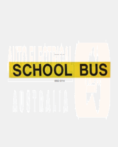 Ionnic 882-914 Bus Warning Light Kit Decal - "SCHOOL BUS" - All State