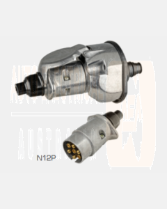 Ionnic N12P Trailer Connector - Truck - 7 Pin Metal Plug (12V)