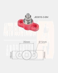 Bussmann Single Stud Junction Block Black 200A