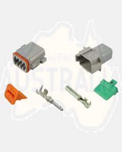 Deutsch DT Series 8 Way Connector Kit with F Crimp Contacts