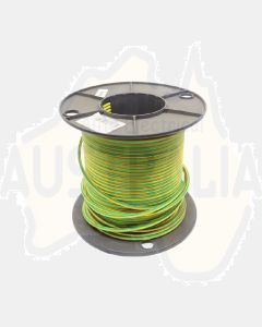 Ionnic TW200-YEL/D-GRN-500 Thin Wall Yellow Cable - Dark Green Trace (2.0mm2)