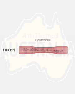 Quikcrimp HDC11 Red Heatshrink Solder Splices Pack of 100