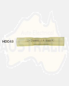 Quikcrimp HDC49 Yellow 12-10AWG Heatshrink Solder Splices Pack of 100