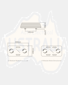 Ionnic 601.AA12.22AA Combo Blaze - Multi Directional (24V)