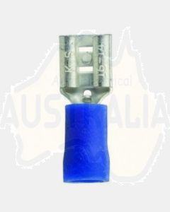 Quikcrimp QKC32 Blue Vinyl 6.3mm Female Blade Terminal