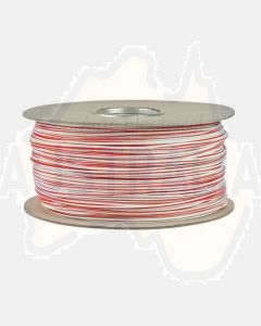 Ionnic TW200-WHT/RED-500 Thin Wall White Cable - Red Trace (2.0mm2)