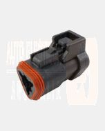 Deutsch DT06-3S-EP09 DT Series 3 Socket Plug