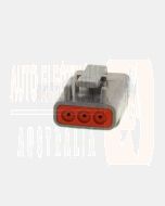 DTM06-3S/B CONNECTOR (CARTON QTY 2000)