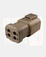 Deutsch DTP04-4P-E003/10 Connector Receptacle 25 amp (Bag of 10)