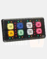 Ionnic 1200-08-00-CL1 ES-Key 1-Touch Switch Panel - 8 Switches