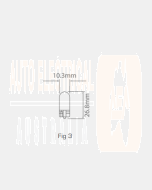 Ionnic 2840/10 Globe Halogen Wedge 24V 2W W2.1x9.5d