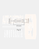 Ionnic 6411/10 Globe Halogen Festoon 12V 10W SV8.5 (41m)