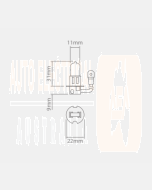 Ionnic 64156 Globe Halogen H3 24V 70W PK22s