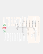 Ionnic R102-12GG Switch Rocker DP/DT On/Off/No - 12V