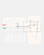 Ionnic RHL163-22 Switch Hi-Lux 2016 - Off/On (Blue)