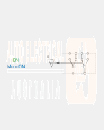 Ionnic TS502E Toggle Switch Double Pole On/Mom.On - Blade (12/24V)