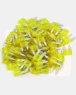 Ionnic MF20/100 ATM Mini Blade Fuse 20A - Yellow (Pk of 100)