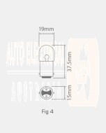 Ionnic 2618/10 Globe Halogen 12V 5W BA15D