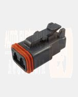 Deutsch DT06-2S-E004 DT Series 2 Socket Plug