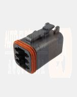 Deutsch DT06-6S-E004 DT Series 6 Socket Plug