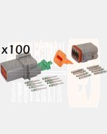 Deutsch DT Series 8 Pin Connector Kit (Box of 100)