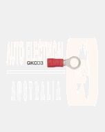 Quikcrimp 5.3mm Ring Pre-Insulated Terminal Red pack of 100