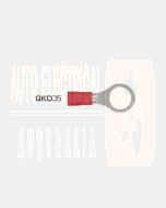 Quikcrimp 8.5mm Ring Pre-Insulated Terminal Red pack of 100